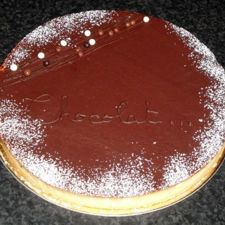 La tarte au chocolat par Couleurs sucrées