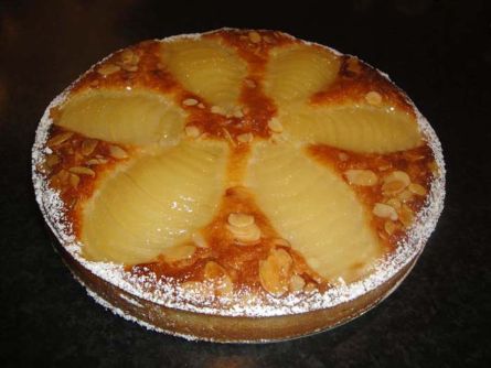 tarte poire amande